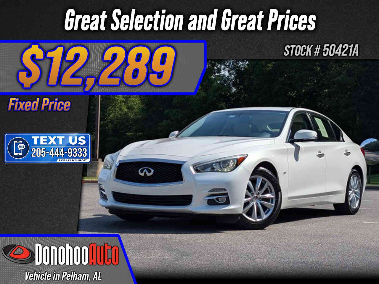 Used 2015 INFINITI Q50 Premium w/ Navigation Package