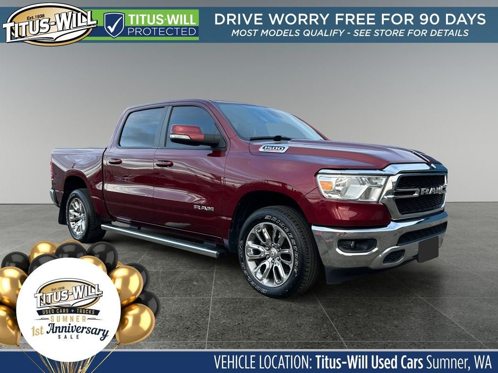 Used 2021 RAM 1500 Big Horn w/ Trailer Tow Group AWD/4WD image 1