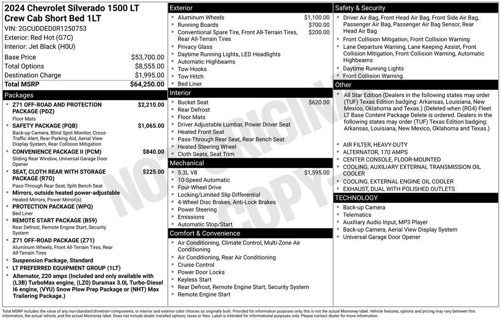 Used 2024 Chevrolet Silverado 1500 LT AWD/4WD image 2