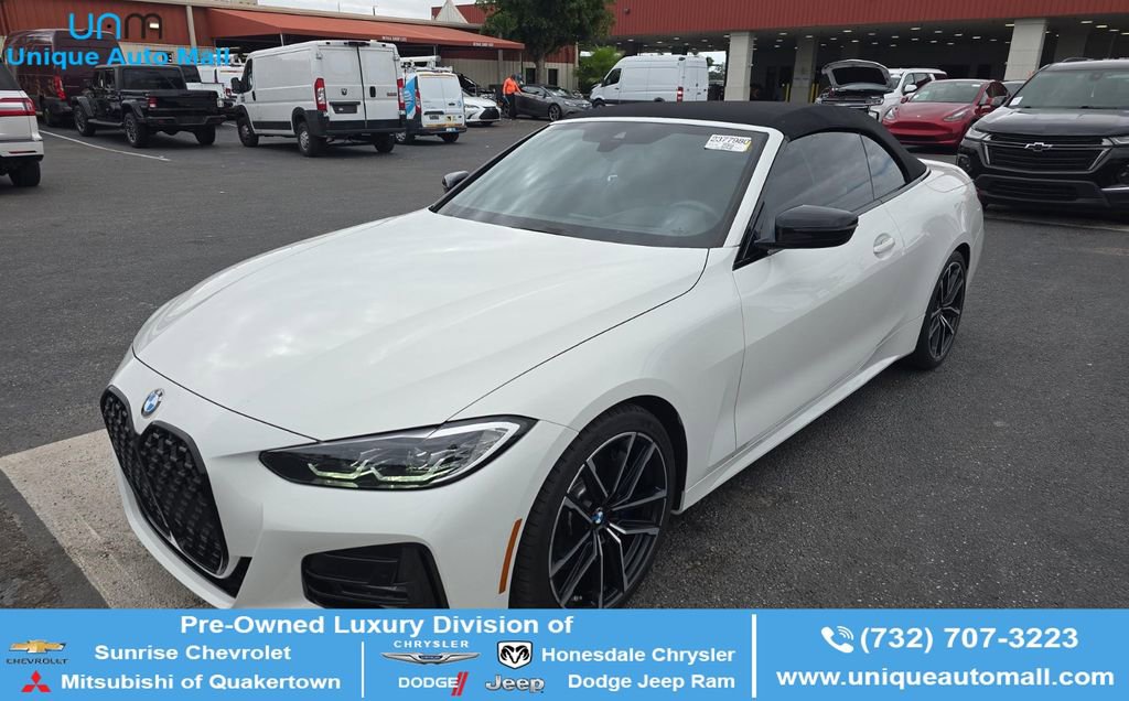Used 2021 BMW 430i Convertible w/ M Sport Package RWD image 1
