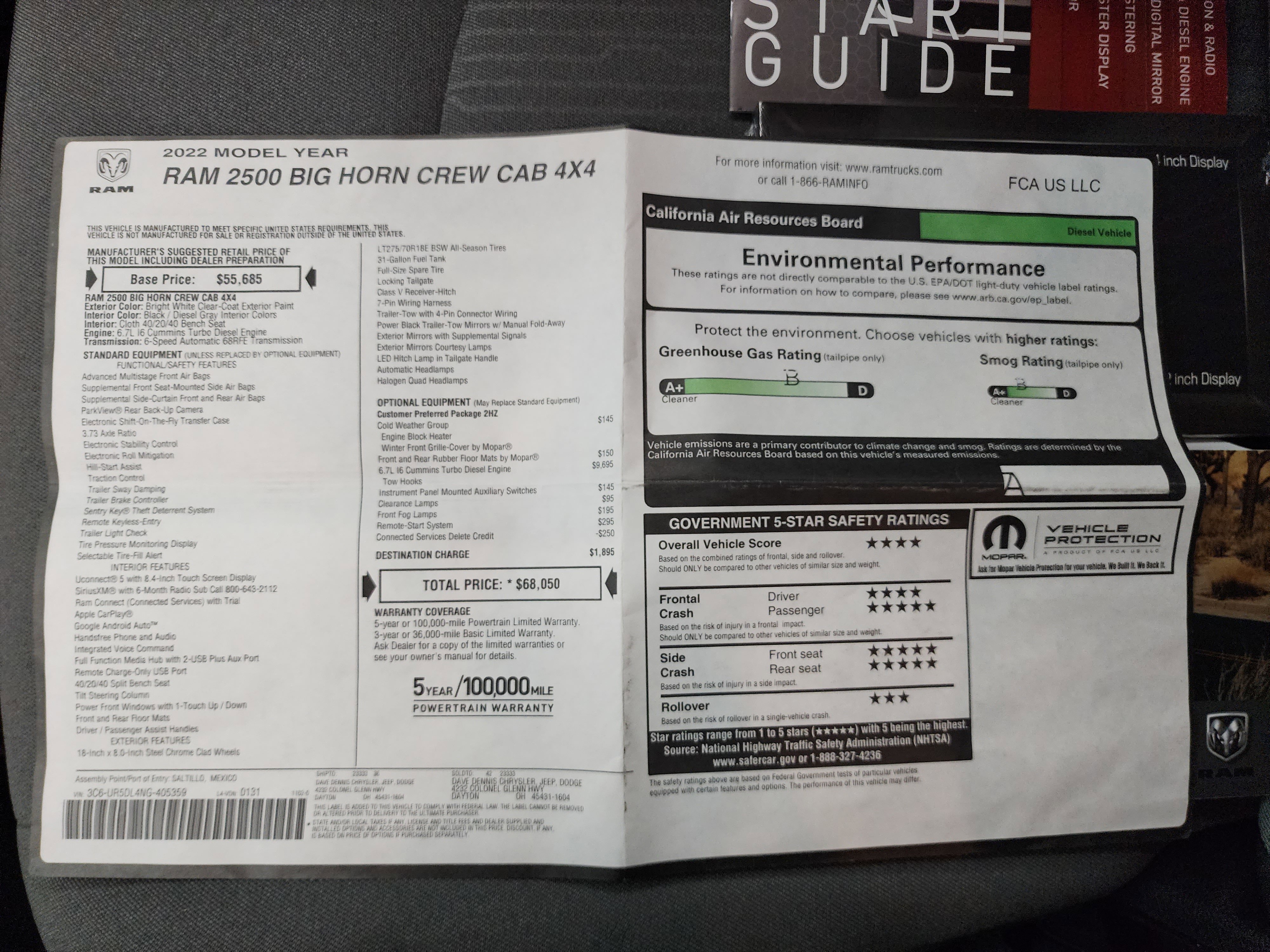 Used 2022 RAM 2500 Big Horn w/ Cold Weather Group image 45