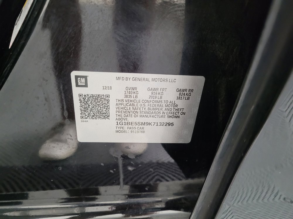 Used 2019 Chevrolet Cruze LT w/ Convenience Package FWD image 33