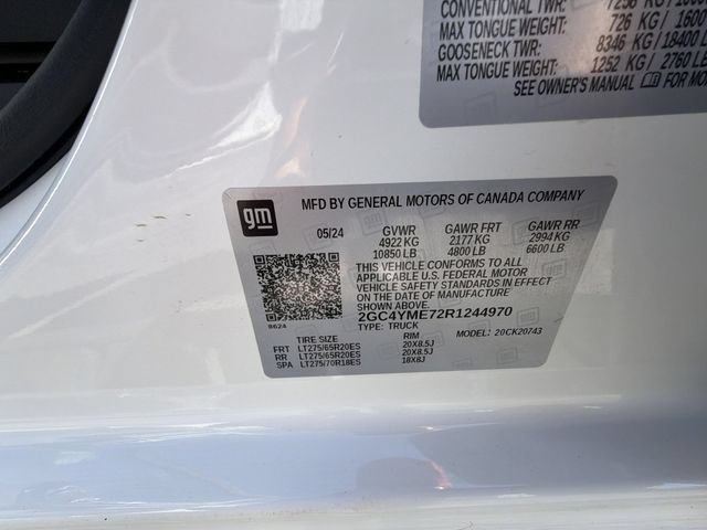 Certified 2024 Chevrolet Silverado 2500 Custom w/ Custom Value Package AWD/4WD image 34