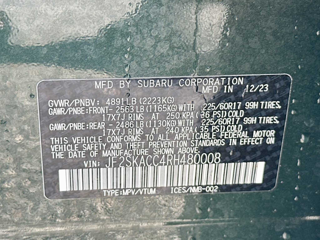 Certified 2024 Subaru Forester Premium AWD/4WD image 26