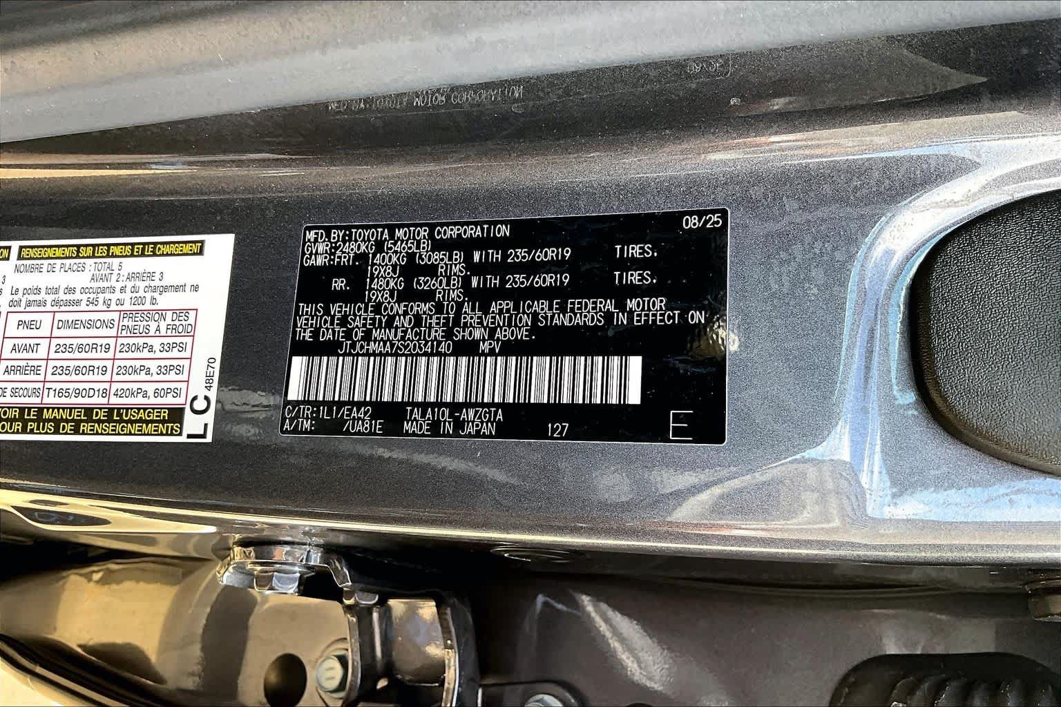 Certified 2025 Lexus RX 350 Premium w/ Accessory Package (Z1) FWD image 37
