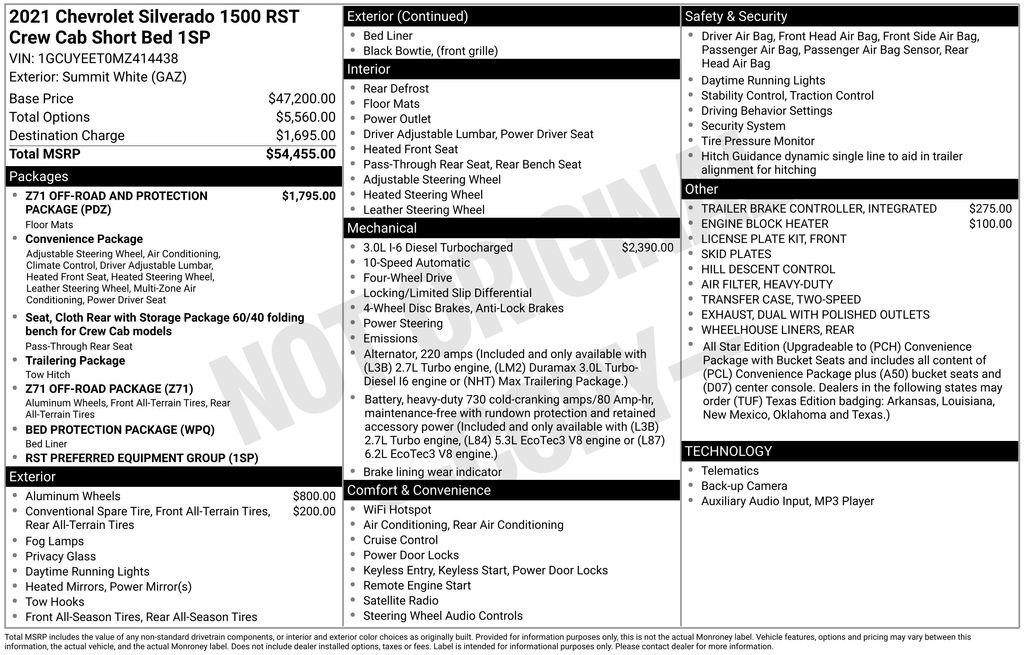 Certified 2021 Chevrolet Silverado 1500 RST AWD/4WD image 5