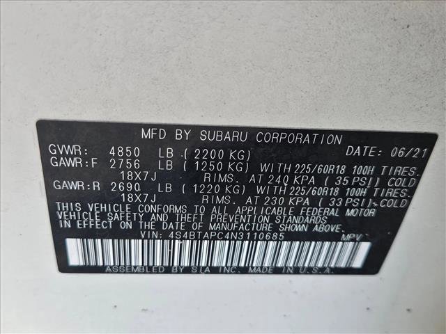 Used 2022 Subaru Outback Touring AWD/4WD image 18