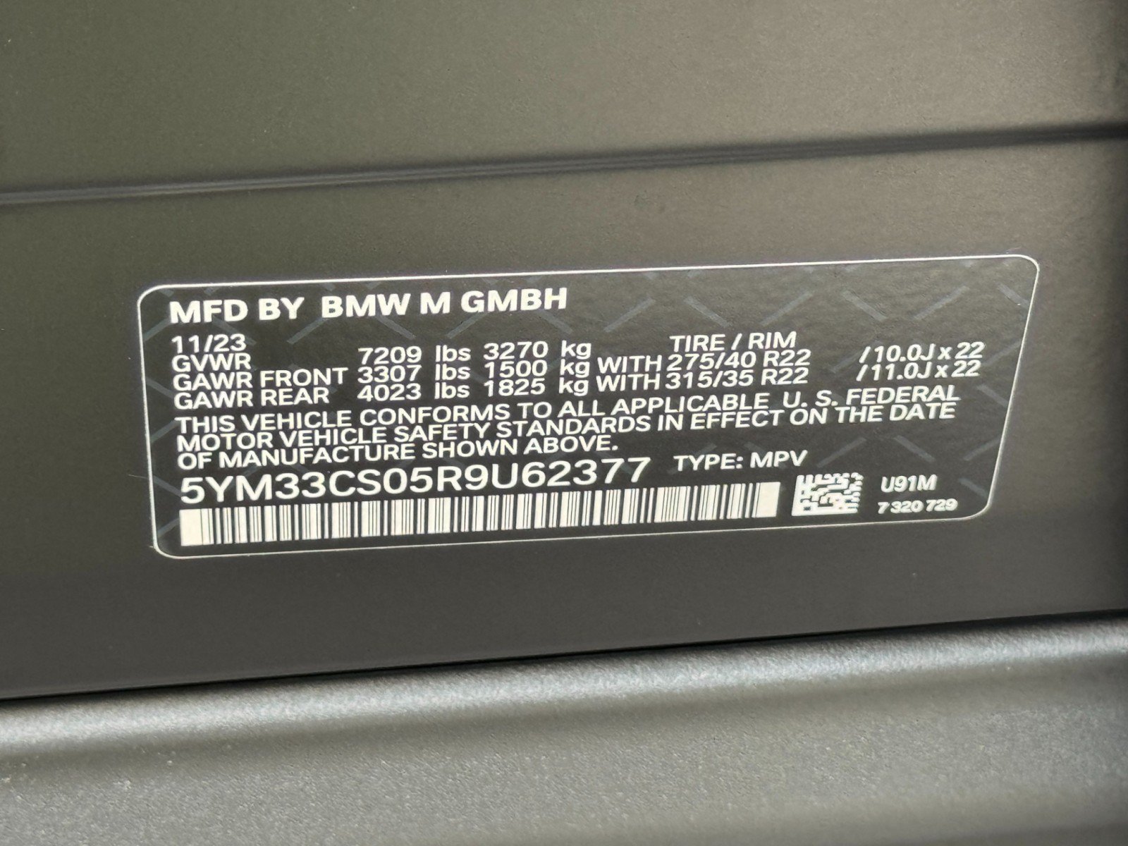 Used 2024 BMW XM Label Red AWD/4WD image 55