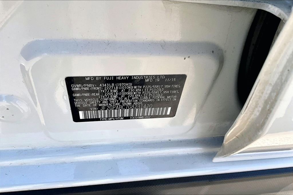 Used 2016 Subaru Crosstrek 2.0i Premium w/ Moonroof Package image 32