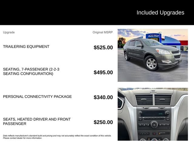 Used 2011 Chevrolet Traverse LT w/ Personal Connectivity Package image 7