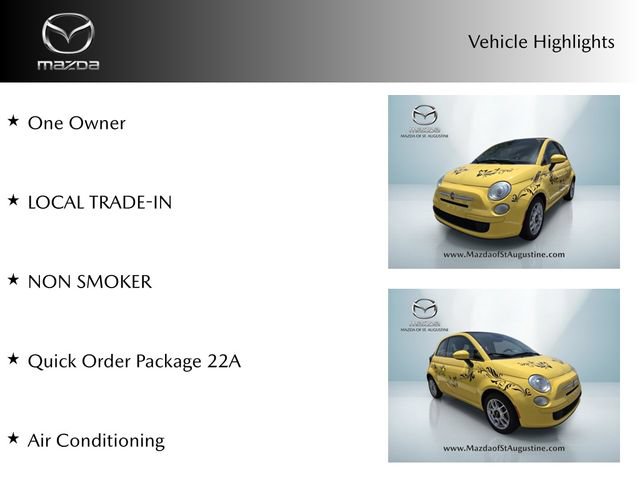 Used 2013 FIAT 500 Pop FWD image 2