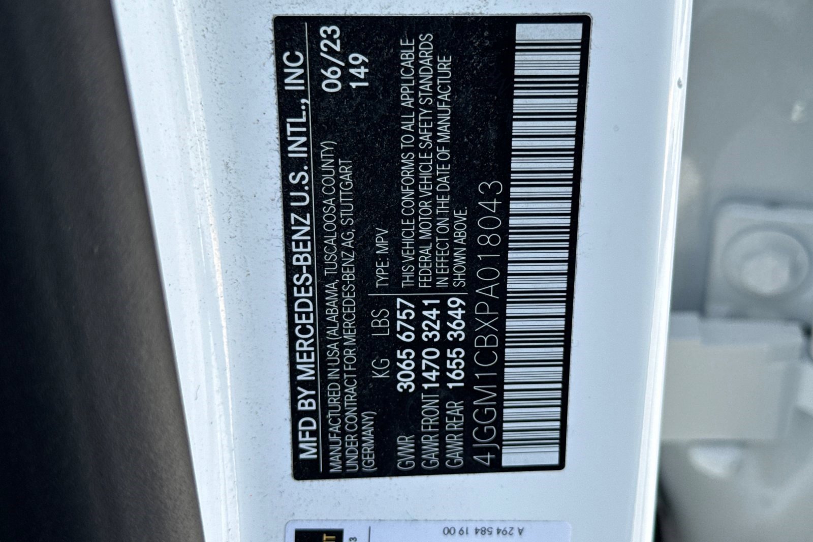 Certified 2023 Mercedes-Benz EQE 350+ 4MATIC SUV image 18