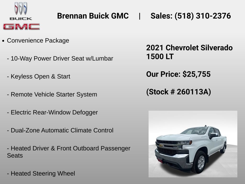 Certified 2021 Chevrolet Silverado 1500 LT AWD/4WD image 6