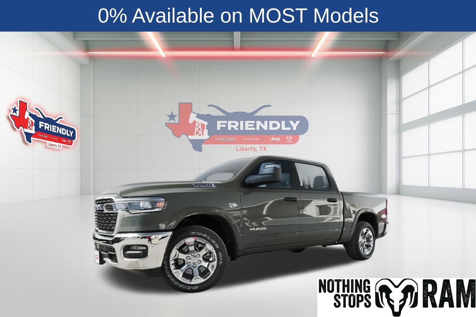 New 2026 RAM 1500 4x4 Crew Cab image 1