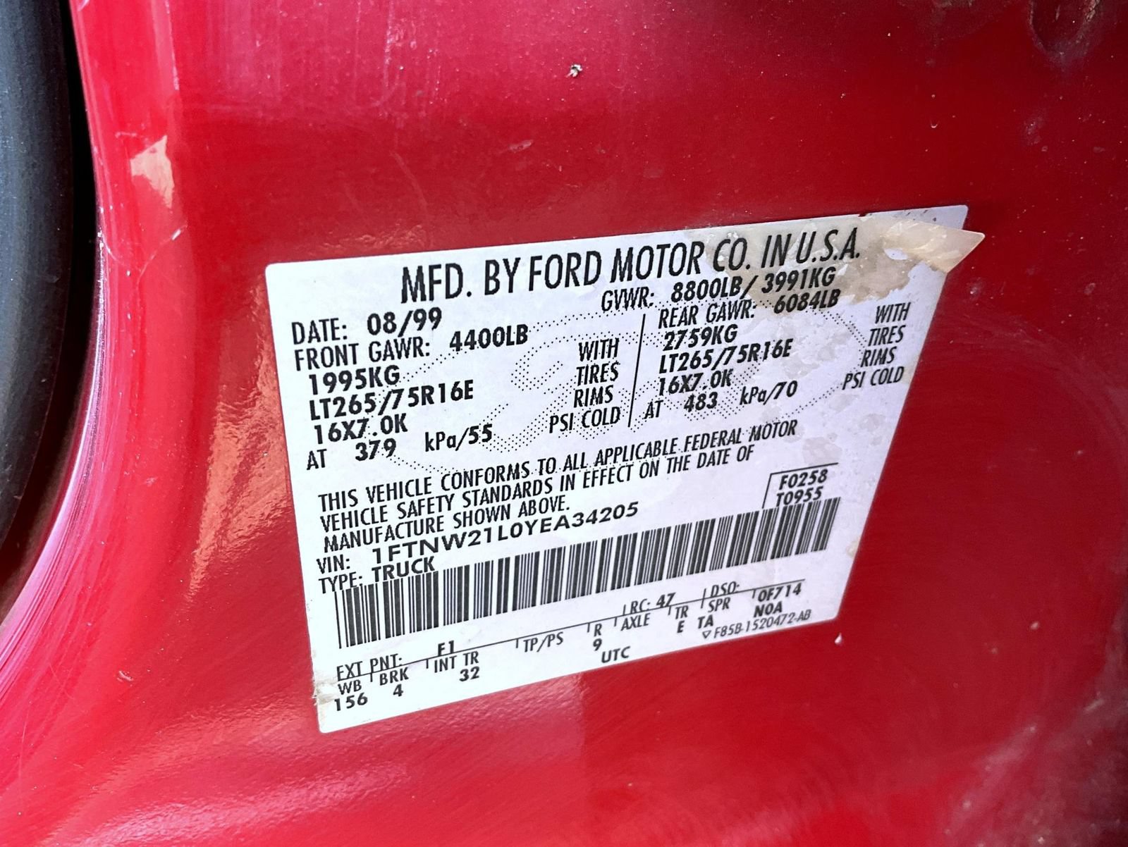 Used 2000 Ford F250 XL AWD/4WD image 25