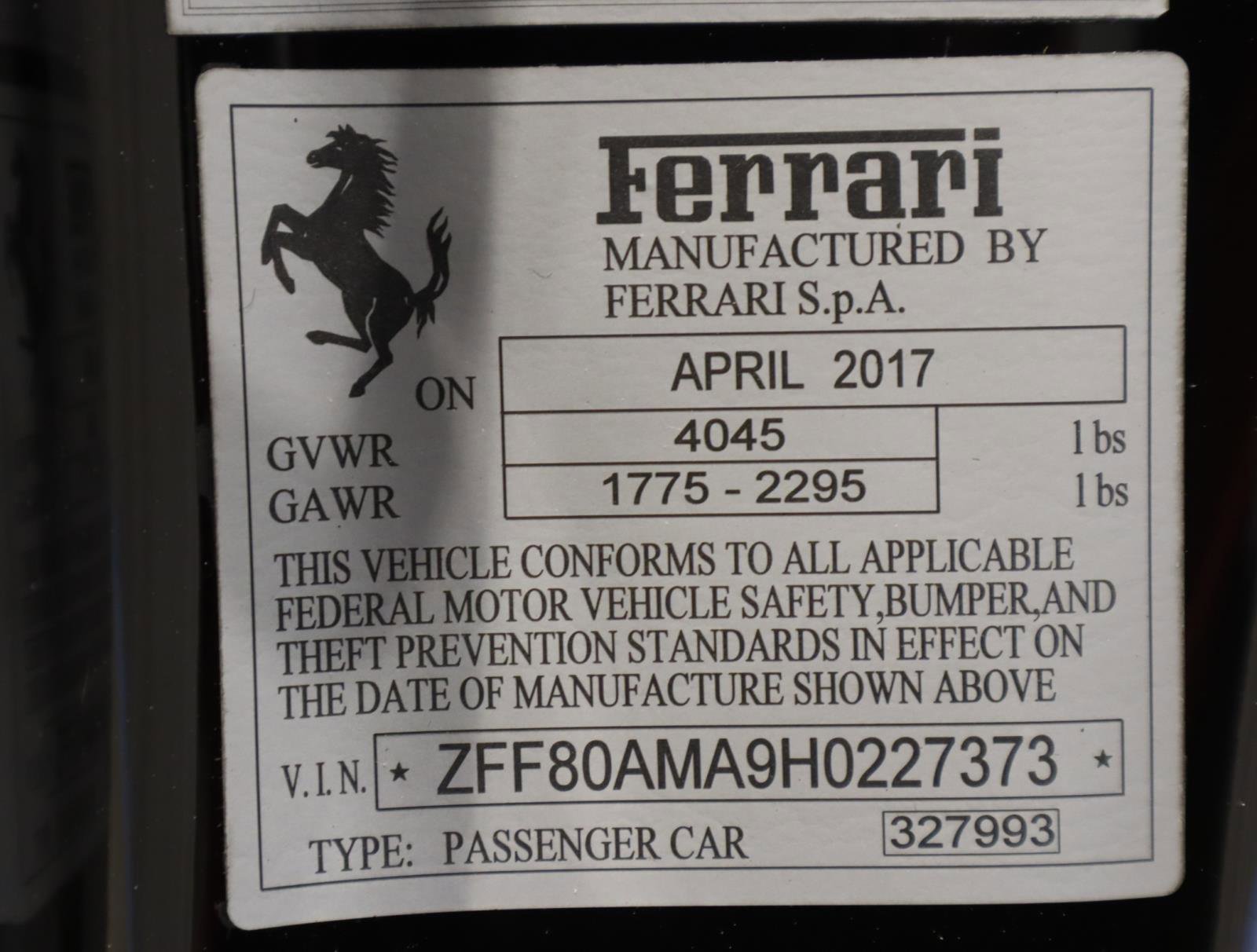 Certified 2017 Ferrari 488 Spider RWD image 39