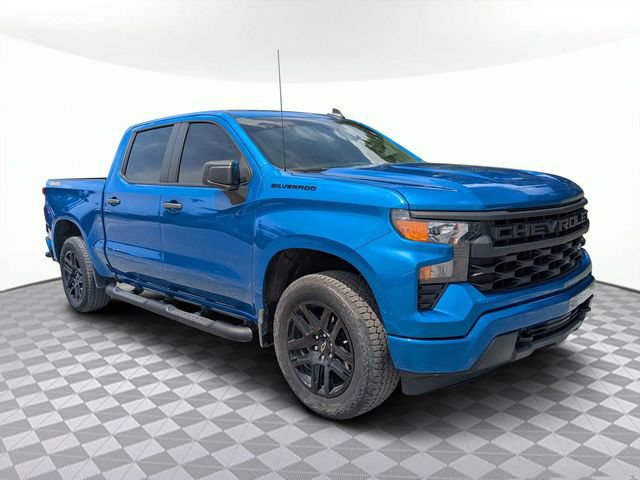 Used 2024 Chevrolet Silverado 1500 Custom w/ Turbomax Blackout Package AWD/4WD image 2