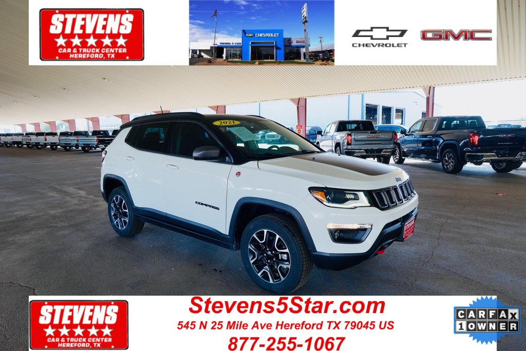 Used 2021 Jeep Compass Trailhawk w/ Sun and Sound Group image 1