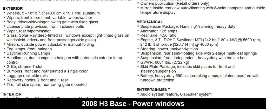 Used 2008 HUMMER H3 AWD/4WD image 12