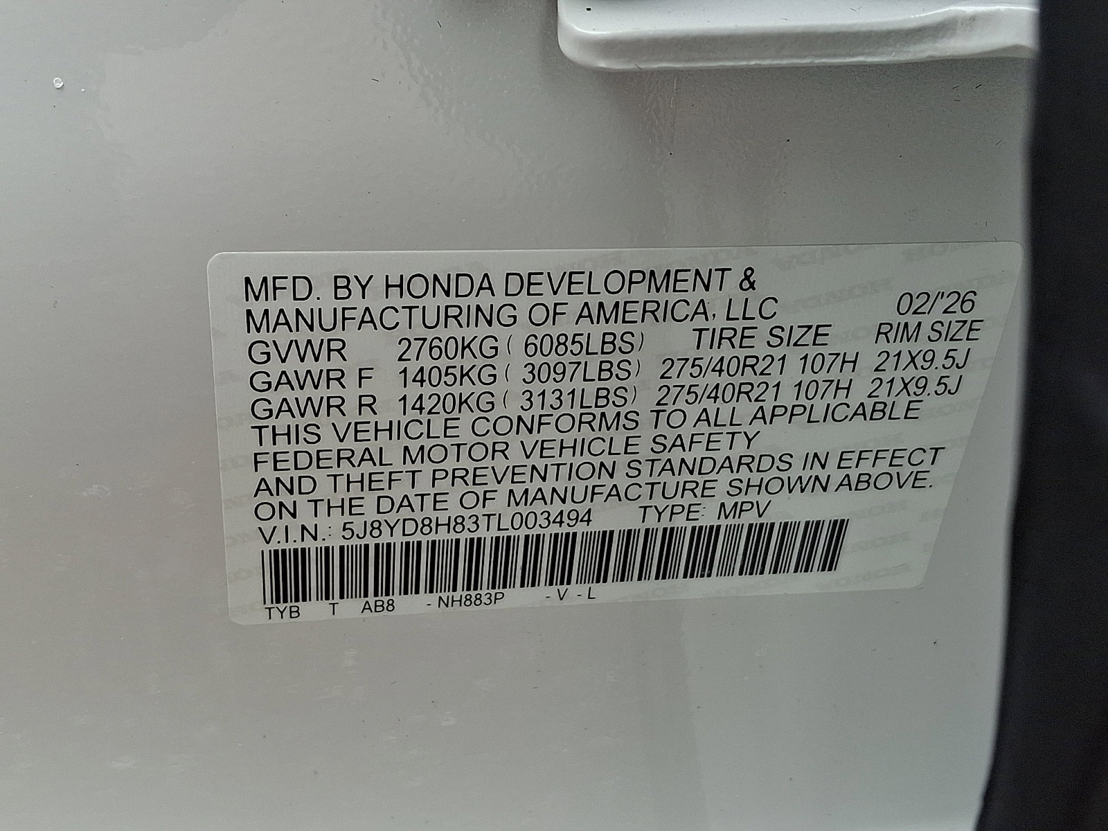 New 2026 Acura MDX Type S AWD/4WD image 20