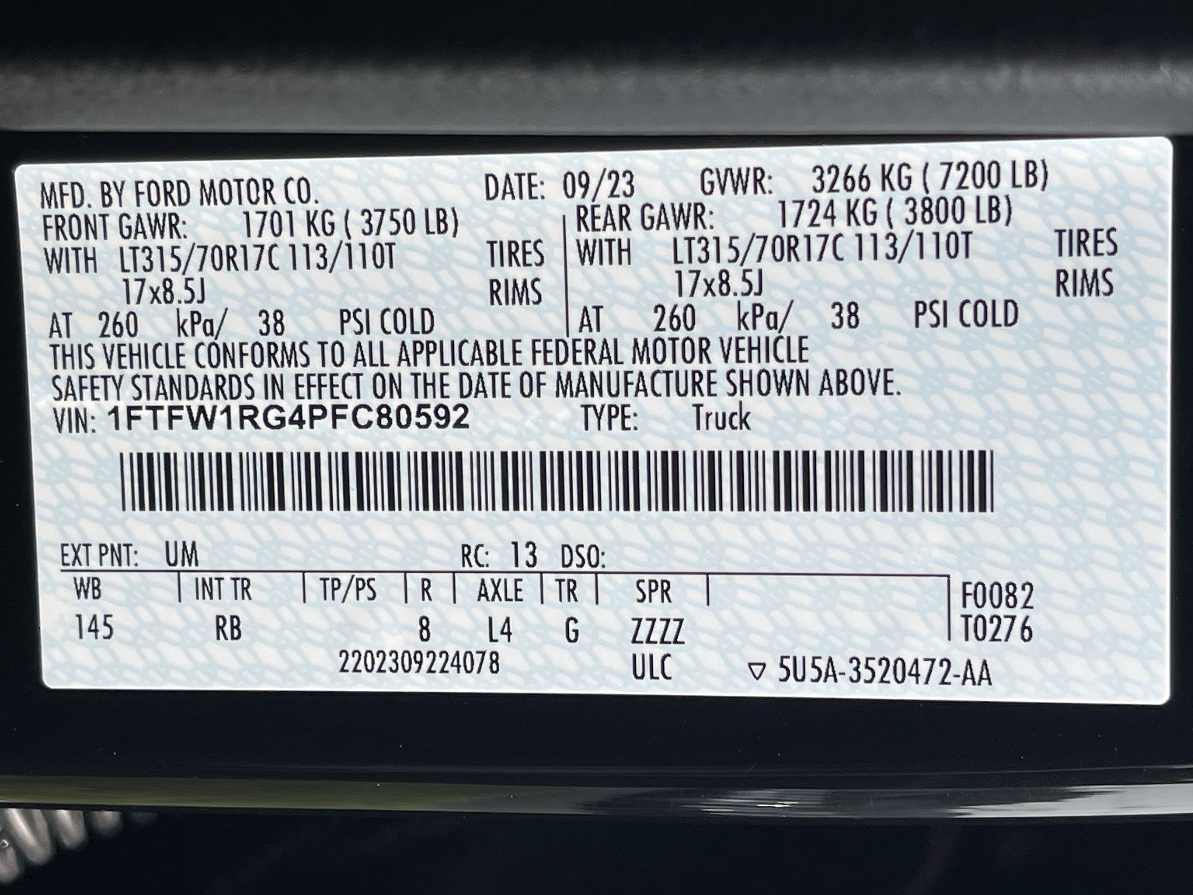 Used 2023 Ford F150 Raptor AWD/4WD image 25