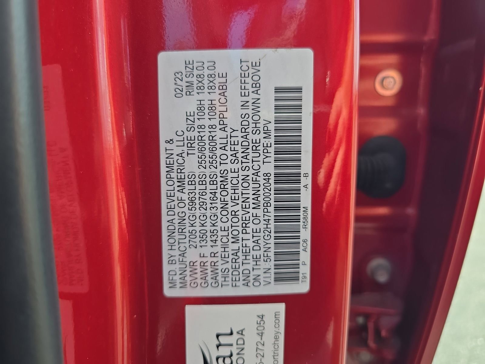 Certified 2023 Honda Pilot EX-L image 31
