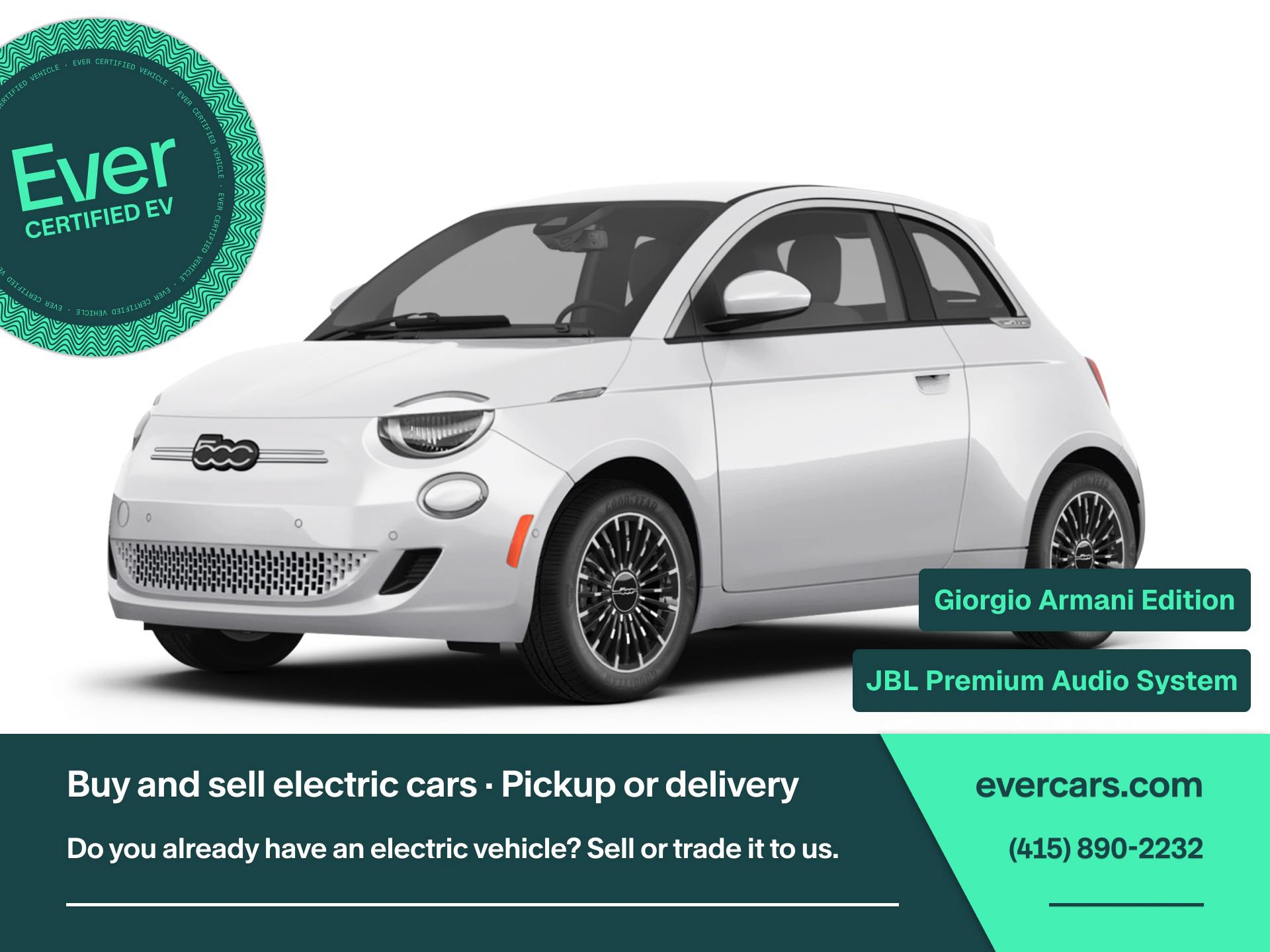 Used 2025 FIAT 500 e FWD image 1