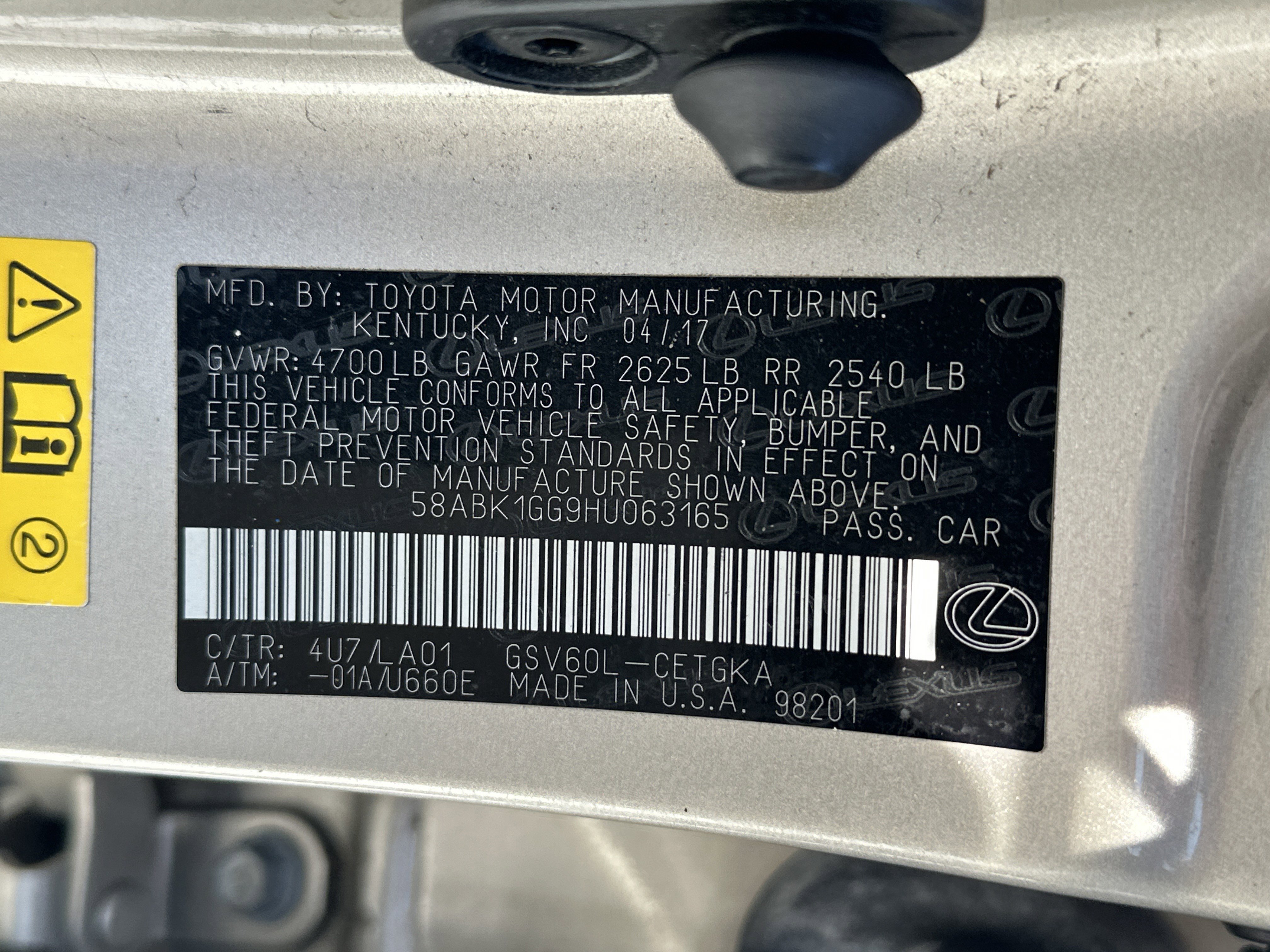 Used 2017 Lexus ES 350 w/ Navigation System Package FWD image 35