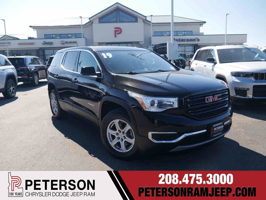 Used 2019 GMC Acadia SLE w/ LPO, Black Accent Package