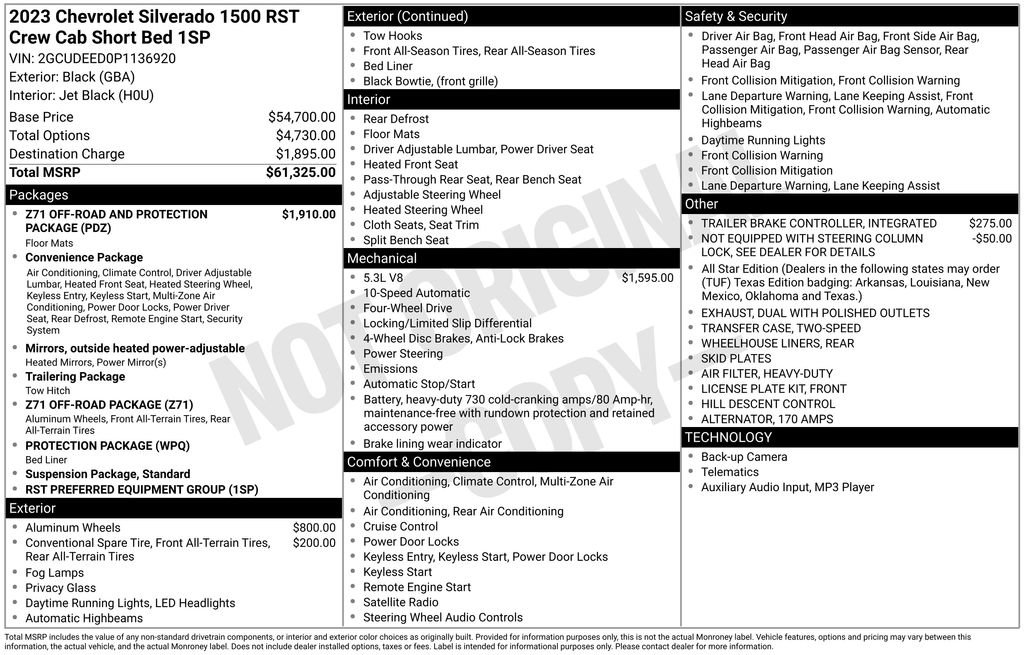 Used 2023 Chevrolet Silverado 1500 RST AWD/4WD image 33