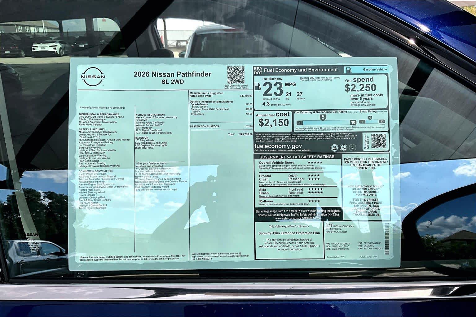 New 2026 Nissan Pathfinder SL FWD image 19