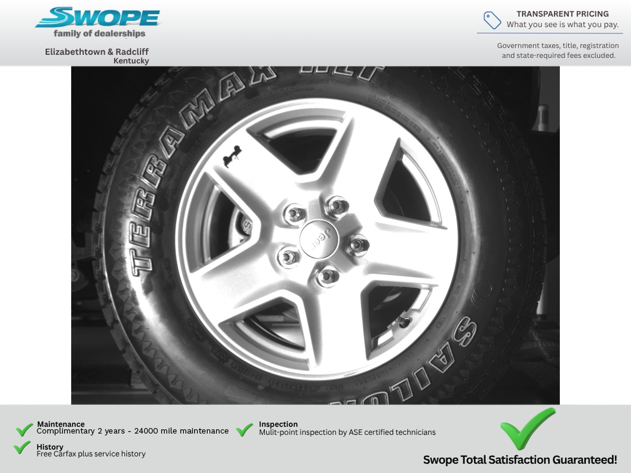 Used 2015 Jeep Wrangler Unlimited Sport w/ Quick Order Package 24S AWD/4WD image 11