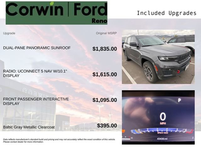 Used 2022 Jeep Grand Cherokee Trailhawk image 3