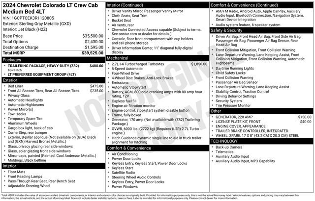 Used 2024 Chevrolet Colorado LT AWD/4WD image 26