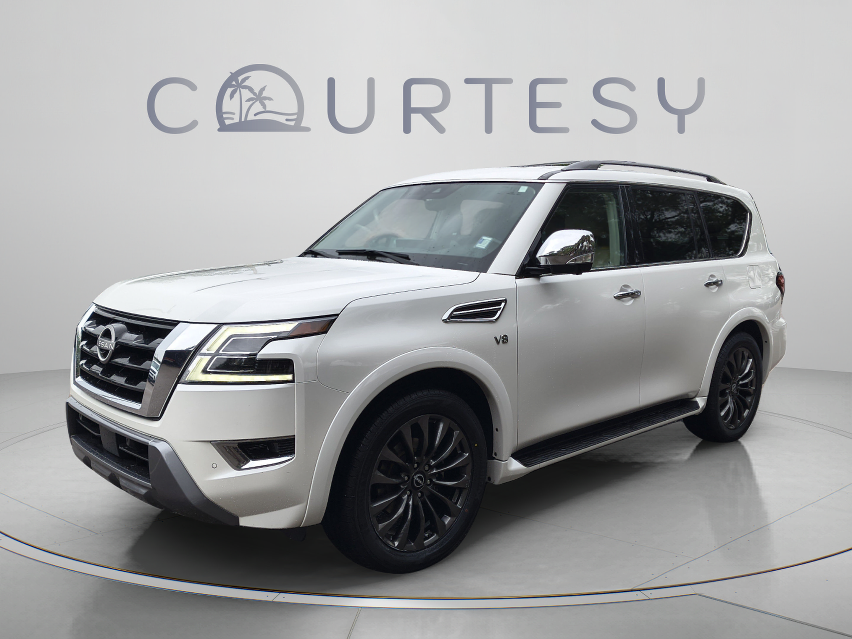 Certified 2022 Nissan Armada Platinum w/ Captain's Chairs Package