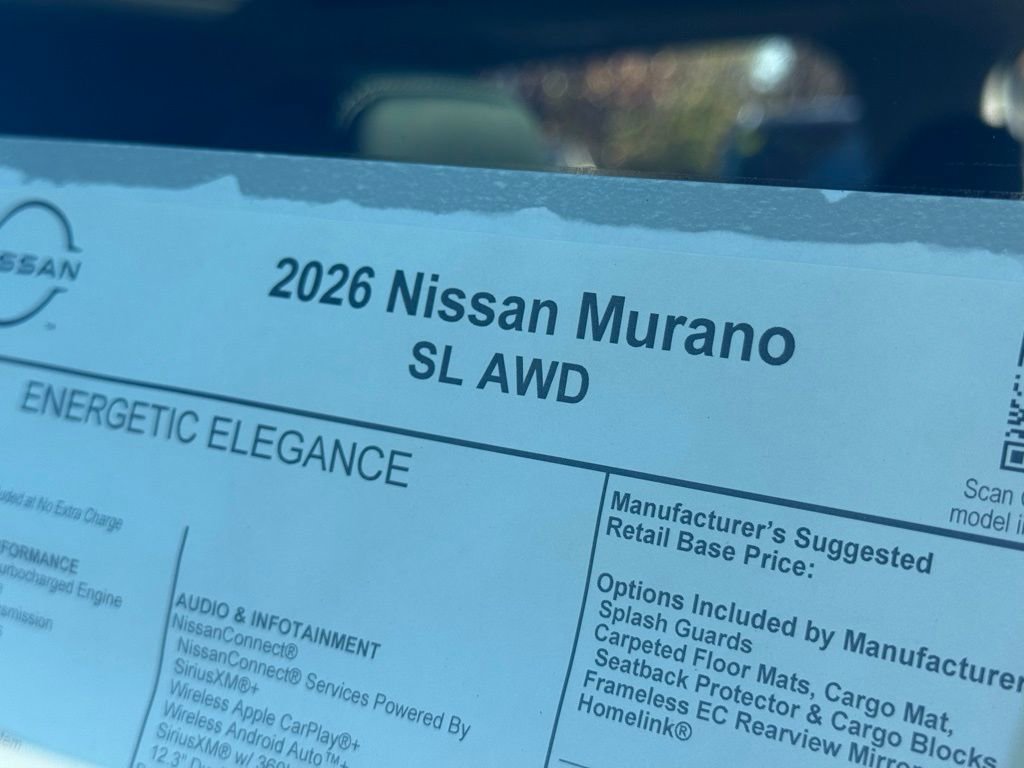 New 2026 Nissan Murano SL image 25