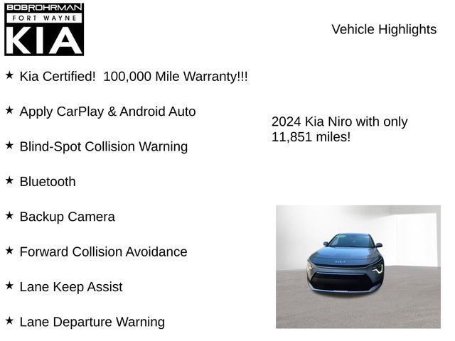 Certified 2024 Kia Niro LX FWD image 7