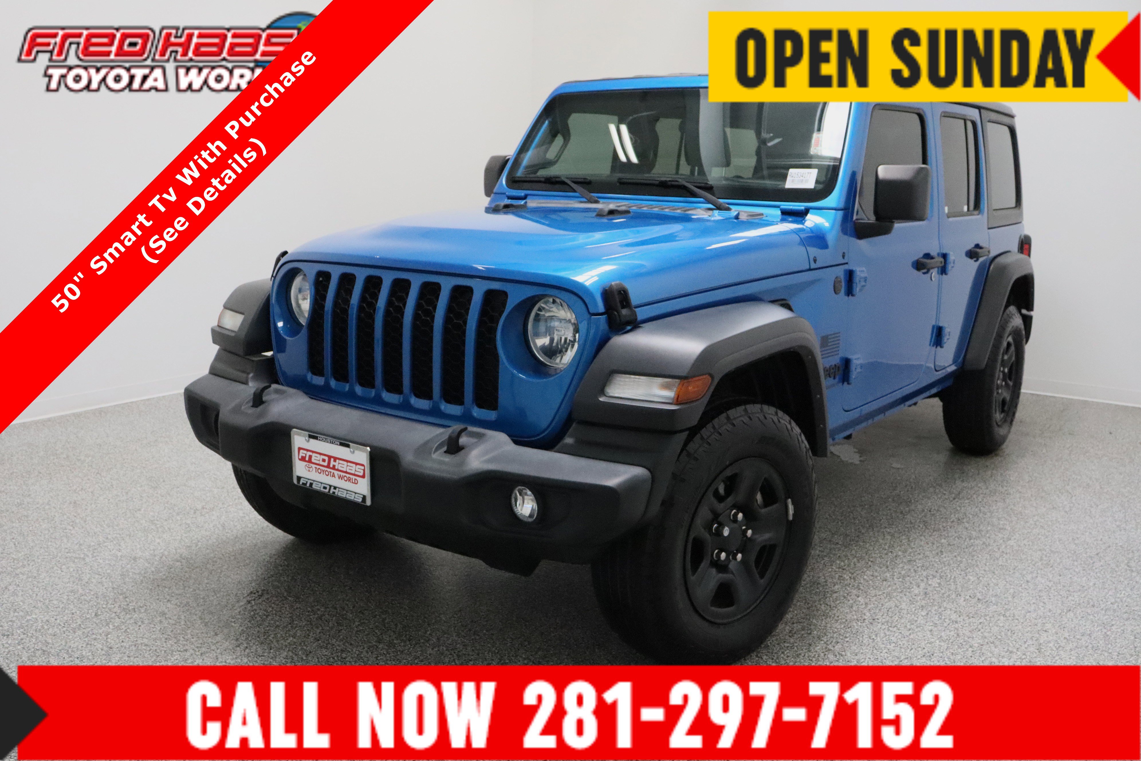 Used 2024 Jeep Wrangler Unlimited Sport image 1