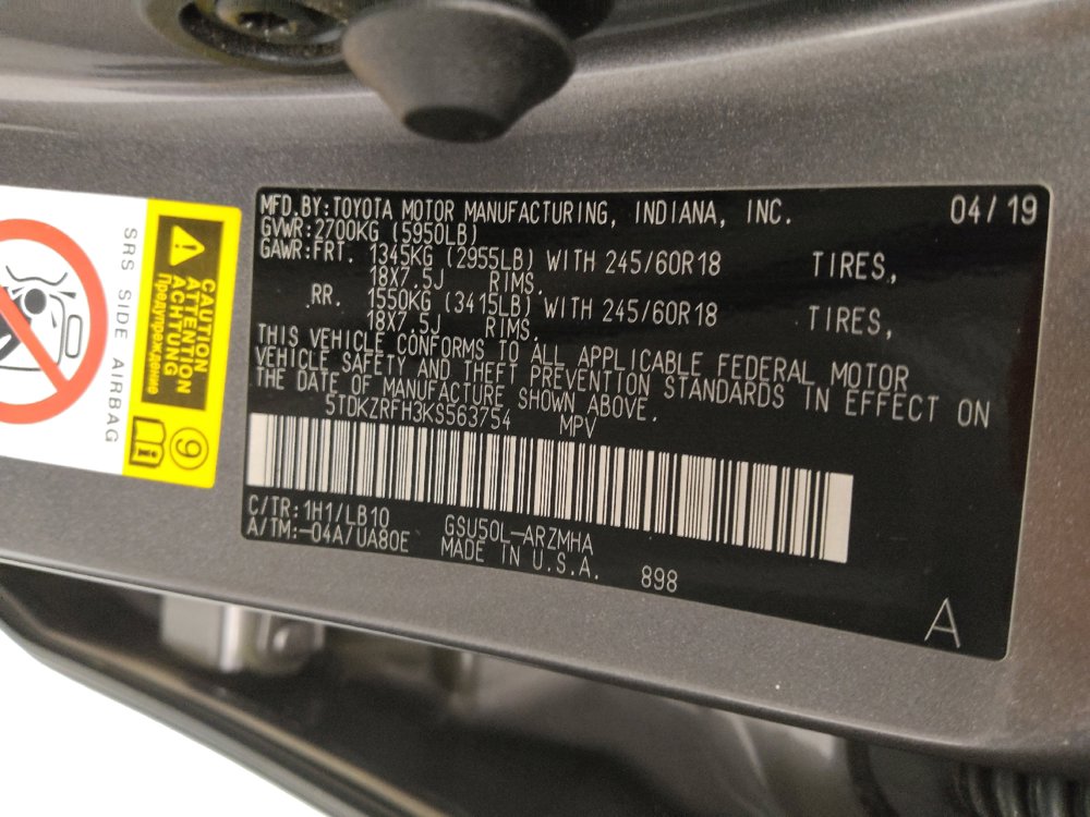 Used 2019 Toyota Highlander XLE FWD image 33
