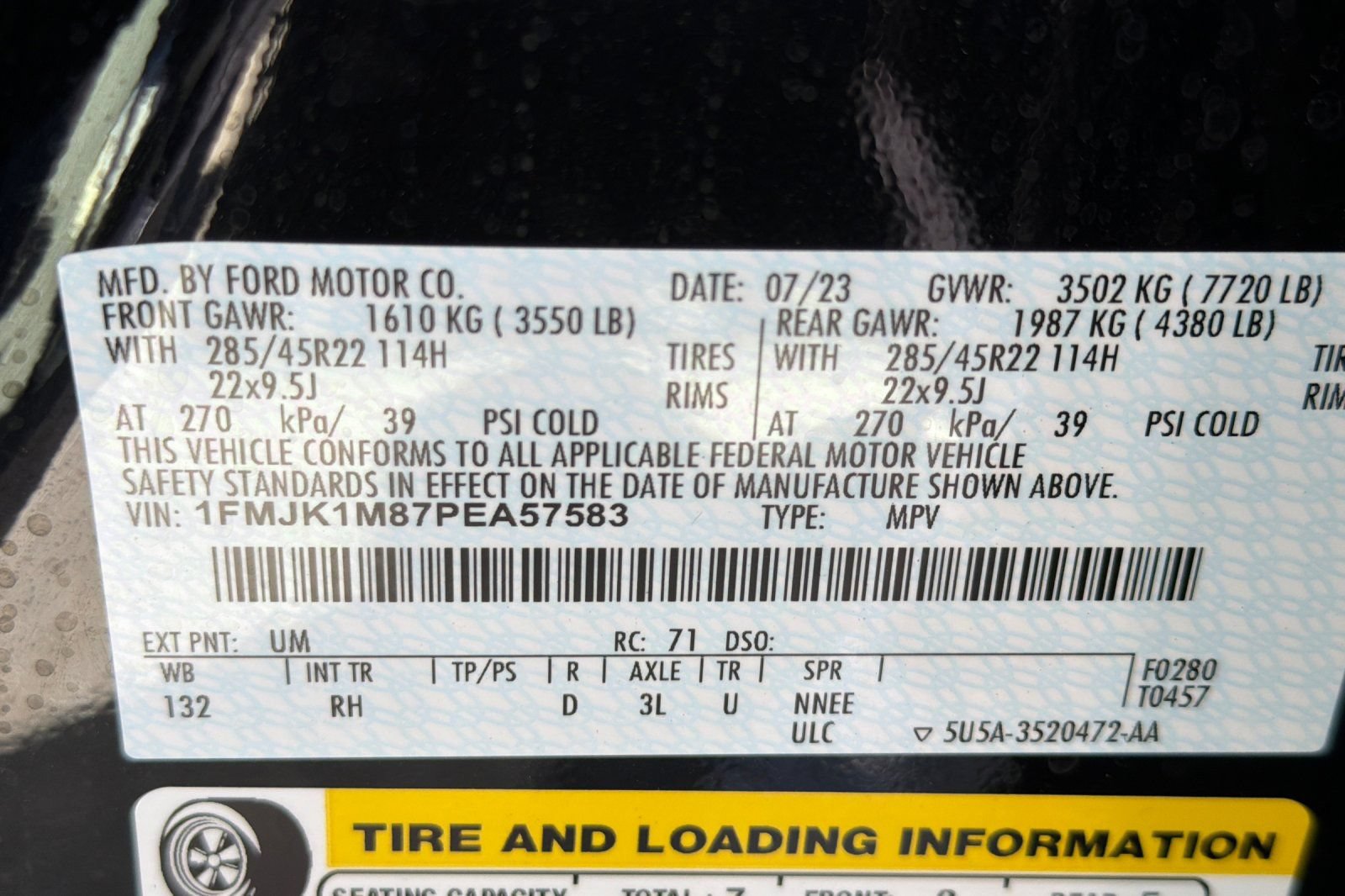 Used 2023 Ford Expedition Max Platinum AWD/4WD image 37