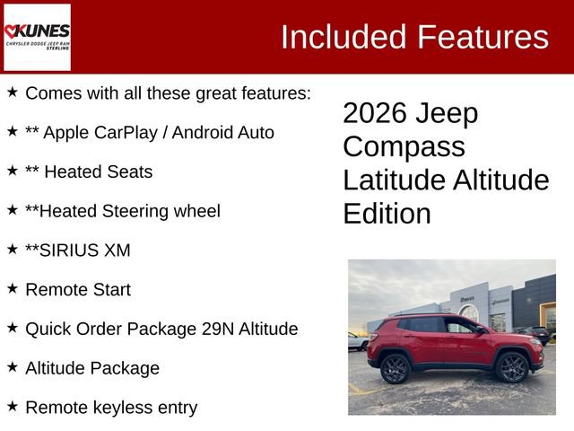 New 2026 Jeep Compass Altitude image 4