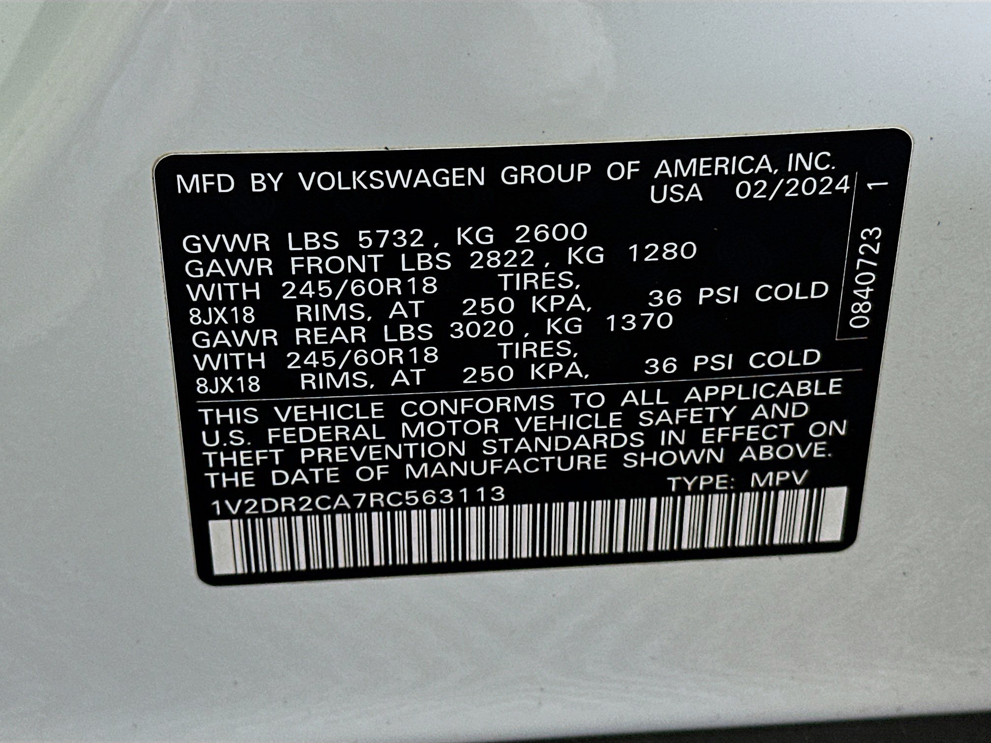 Used 2024 Volkswagen Atlas SE FWD image 12