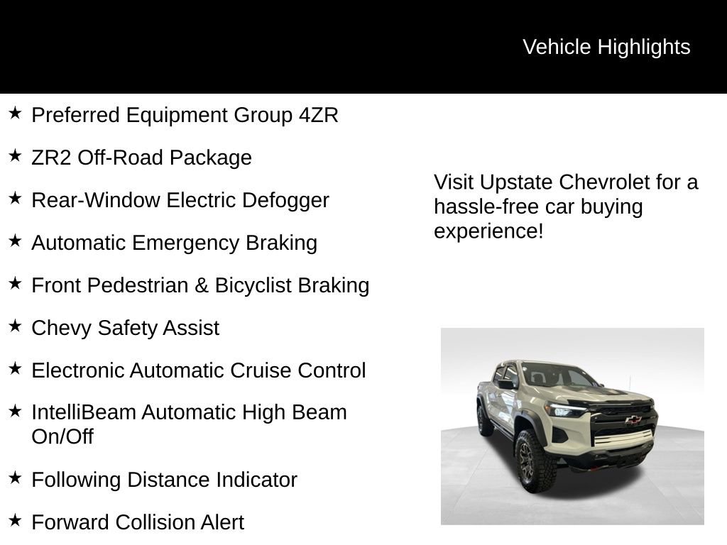 Used 2024 Chevrolet Colorado ZR2 w/ Safety Package image 9