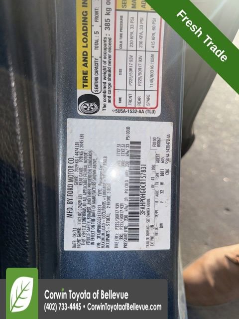 Used 2012 Ford Fusion SE image 12