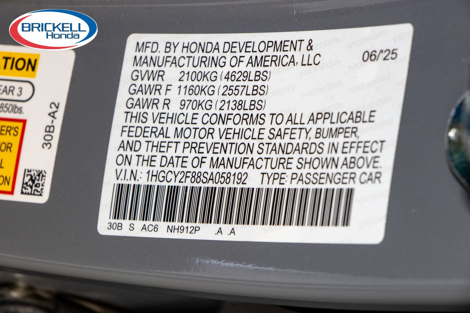 Certified 2025 Honda Accord Touring image 33