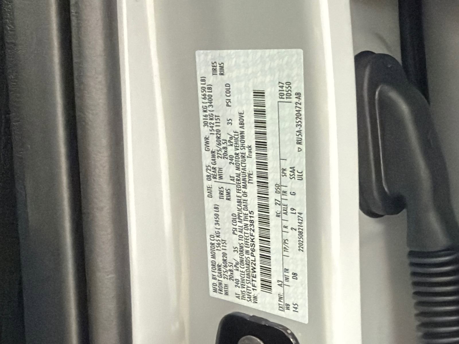 New 2025 Ford F150 STX w/ STX Black Appearance Package image 33