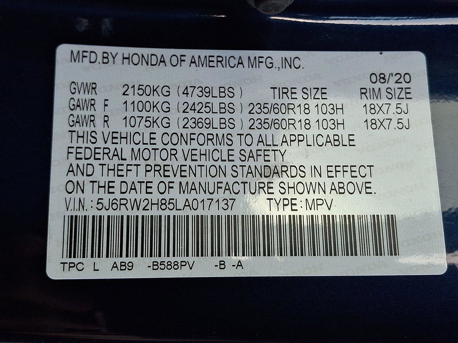 Used 2020 Honda CR-V EX-L image 27