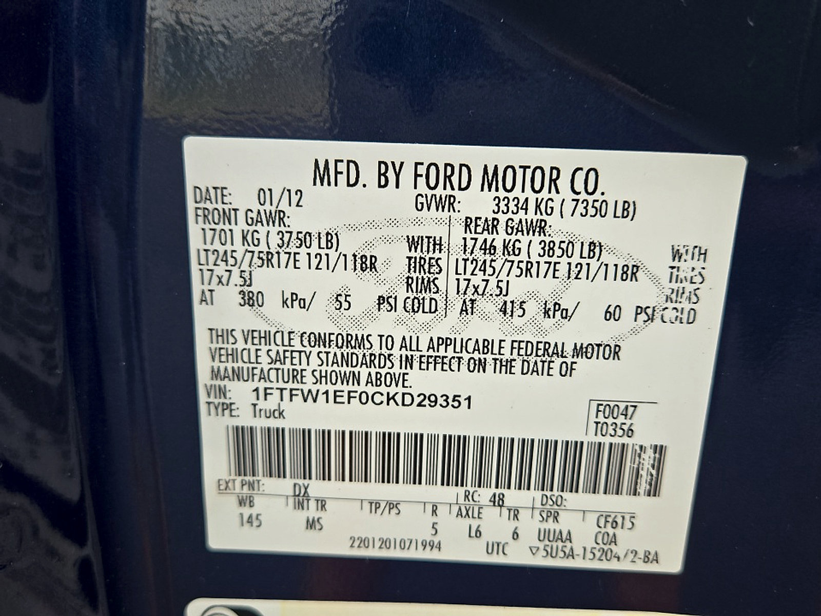 Used 2012 Ford F150 XLT w/ XLT Convenience Pkg AWD/4WD image 23