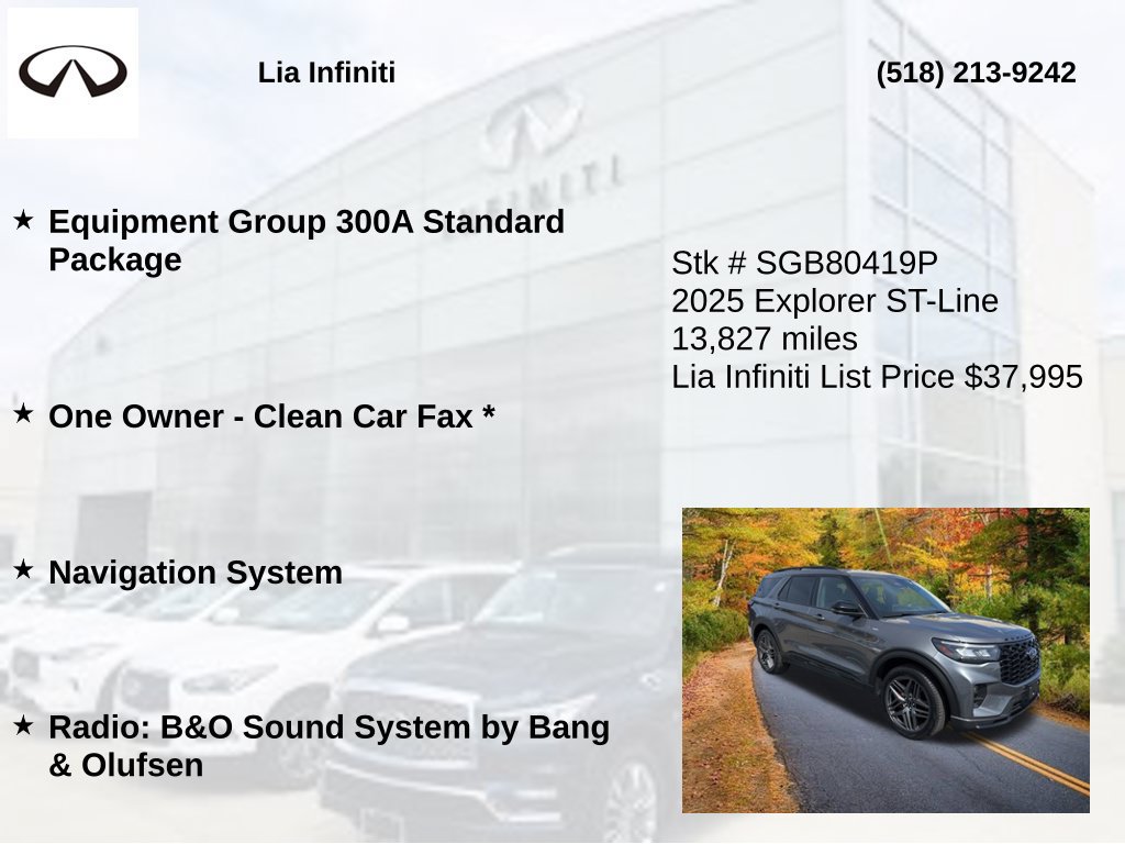 Used 2025 Ford Explorer ST-Line w/ ST-Line Street Pack AWD/4WD image 6