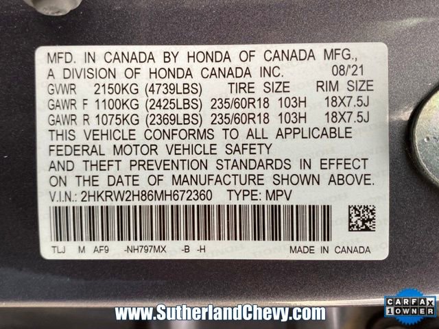 Used 2021 Honda CR-V EX-L image 43